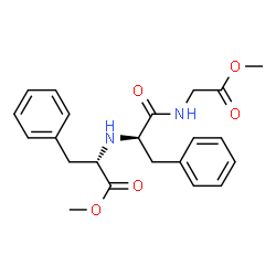Glycine, N-[N-[2-methoxy-2-oxo-1-(phenylmethyl)ethyl]-D-phenylalanyl]-, methyl ester, (S)- (9CI)结构式