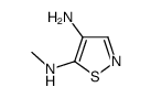 4,5-Isothiazolediamine,N5-methyl-(9CI) Structure