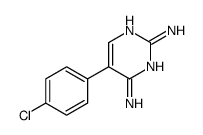 5-(4-chlorophenyl)pyrimidine-2,4-diamine结构式