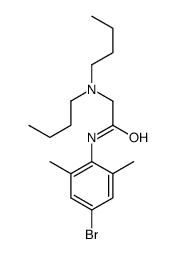 N-(4-bromo-2,6-dimethylphenyl)-2-(dibutylamino)acetamide Structure
