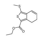 ethyl 3-(methylthio)-6,7-dihydrobenzo[c]thiophene-1-carboxylate结构式
