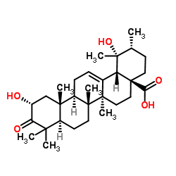 2α,19α-Dihydroxy-3-oxo-urs-12-en-28-oic acid picture