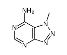 1H-1,2,3-Triazolo[4,5-d]pyrimidin-7-amine, 1-methyl- (9CI)结构式