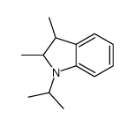2,3-dimethyl-1-propan-2-yl-2,3-dihydroindole结构式