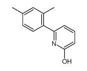 6-(2,4-dimethylphenyl)-1H-pyridin-2-one结构式