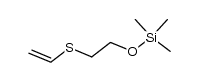 trimethyl-(2-vinylmercapto-ethoxy)-silane结构式