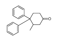 3-methyl-4,4-diphenylcyclohexan-1-one结构式