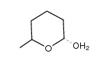 6-methyltetrahydropyran-2-ol结构式