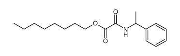 octyl 2-oxo-2-((1-phenylethyl)amino)acetate结构式