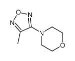 4-(4-methyl-1,2,5-oxadiazol-3-yl)morpholine Structure