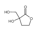 3-deoxy-2-C-hydroxymethyl-DL-tetrono-1,4-lactone结构式