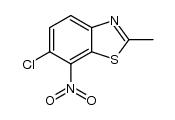 6-chloro-2-methyl-7-nitro-benzothiazole Structure