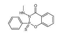 3-(methylamino)-2-phenyl-2-sulfanylidene-1,3,2λ5-benzoxazaphosphinin-4-one Structure