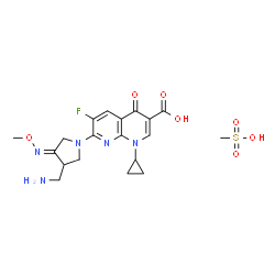 GemifloxacinMesylate structure