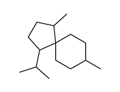 1,8-Dimethyl-4-(1-methylethyl)spiro[4.5]decane结构式