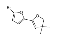 2-(5-bromofuran-2-yl)-4,4-dimethyl-5H-1,3-oxazole Structure