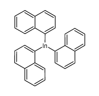 tri(naphthalen-1-yl)indium结构式