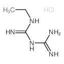 2-(N-ethylcarbamimidoyl)guanidine structure