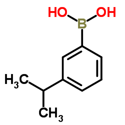 (3-Isopropylphenyl)boronic acid structure