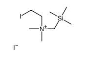 2-iodoethyl-dimethyl-(trimethylsilylmethyl)azanium,iodide Structure