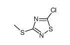 3-(Methylthio)-5-chloro-1,2,4-thiadiazole Structure