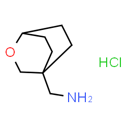 1-{2-oxabicyclo[2.2.2]octan-4-yl}methanamine hydrochloride结构式