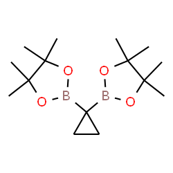 2,2'-(cyclopropane-1,1-diyl)bis(4,4,5,5-tetramethyl-1,3,2-dioxaborolane) Structure