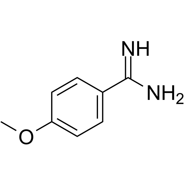4-Methoxybenzenecarboximidamide Structure