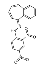5H-Benzocyclohepten-5-one 2,4-dinitrophenyl hydrazone Structure