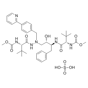 Atazanavir sulfate structure