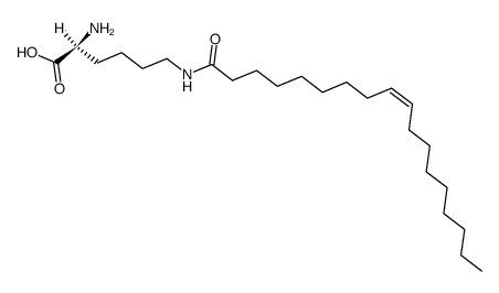 N6-oleoyl-L-lysine结构式