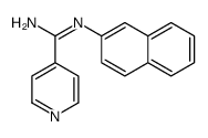 N-(2-Naphtyl)isonicotinamidine Structure