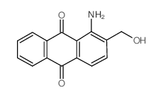 1-AMINO-2-HYDROXYMETHYLANTRAQUINONE结构式