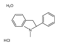 (1R)-N,N-dimethyl-1,2-diphenylethanamine,hydrate,hydrochloride结构式
