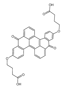 4,4′-[(8,16-二氢-8,16-二氧二苯并[a,j]苝-2,10-二基)二氧基]二丁酸图片
