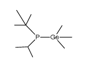 tert-butyl(isopropyl)(trimethylgermyl)phosphane Structure