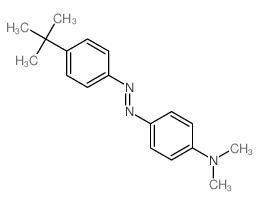 Benzenamine,4-[2-[4-(1,1-dimethylethyl)phenyl]diazenyl]-N,N-dimethyl- structure