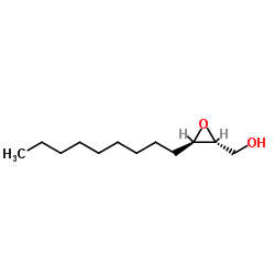 [(2R,3R)-3-Nonyl-2-oxiranyl]methanol结构式