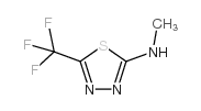 2-(Methylamino)-5-(trifluoromethyl)-1,3,4-thiadiazole Structure