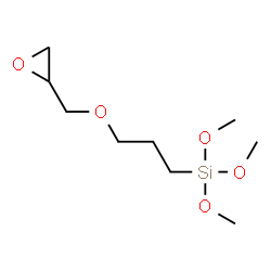 [(2,3-epoxypropoxy)propyl]trimethoxysilane结构式