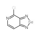 [1,2,5]Selenadiazolo[3,4-c]pyridine,4-chloro- structure