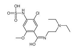 甲氧氯普胺N4-磺酸盐结构式