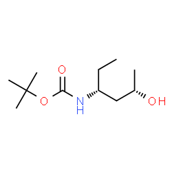 Carbamic acid, [(1R,3S)-1-ethyl-3-hydroxybutyl]-, 1,1-dimethylethyl ester (9CI) Structure