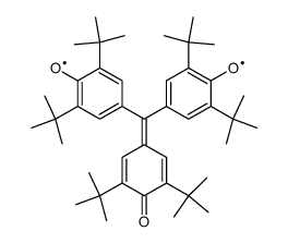 Tris(3,5-di-tert-butyl-4-oxophenylen)methan结构式