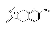 3-Isoquinolinecarboxylicacid,7-amino-1,2,3,4-tetrahydro-,methylester,(3S)-(9CI)结构式