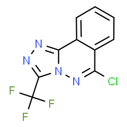 6-CHLORO-3-(TRIFLUOROMETHYL)[1,2,4]TRIAZOLO[3,4-A]PHTHALAZINE structure