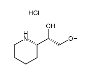 α-(S,S)-1-(2-piperidyl)-1,2-ethanediol hydrochloride Structure