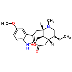 (16R)-17-Hydroxy-10-methoxyvobasan-3-one structure
