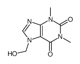 7-(hydroxymethyl)-1,3-dimethylpurine-2,6-dione结构式