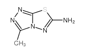 1,2,4-Triazolo[3,4-b][1,3,4]thiadiazol-6-amine,3-methyl- structure